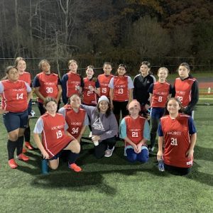Girls first playoff game