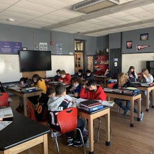 MS class engaged